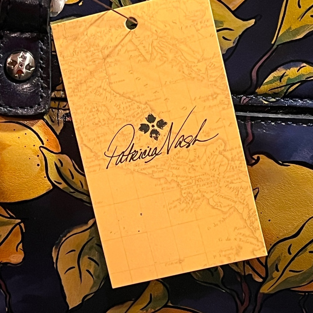 Patricia Nash Lemon Print Tote Bag - Picture 3 of 8